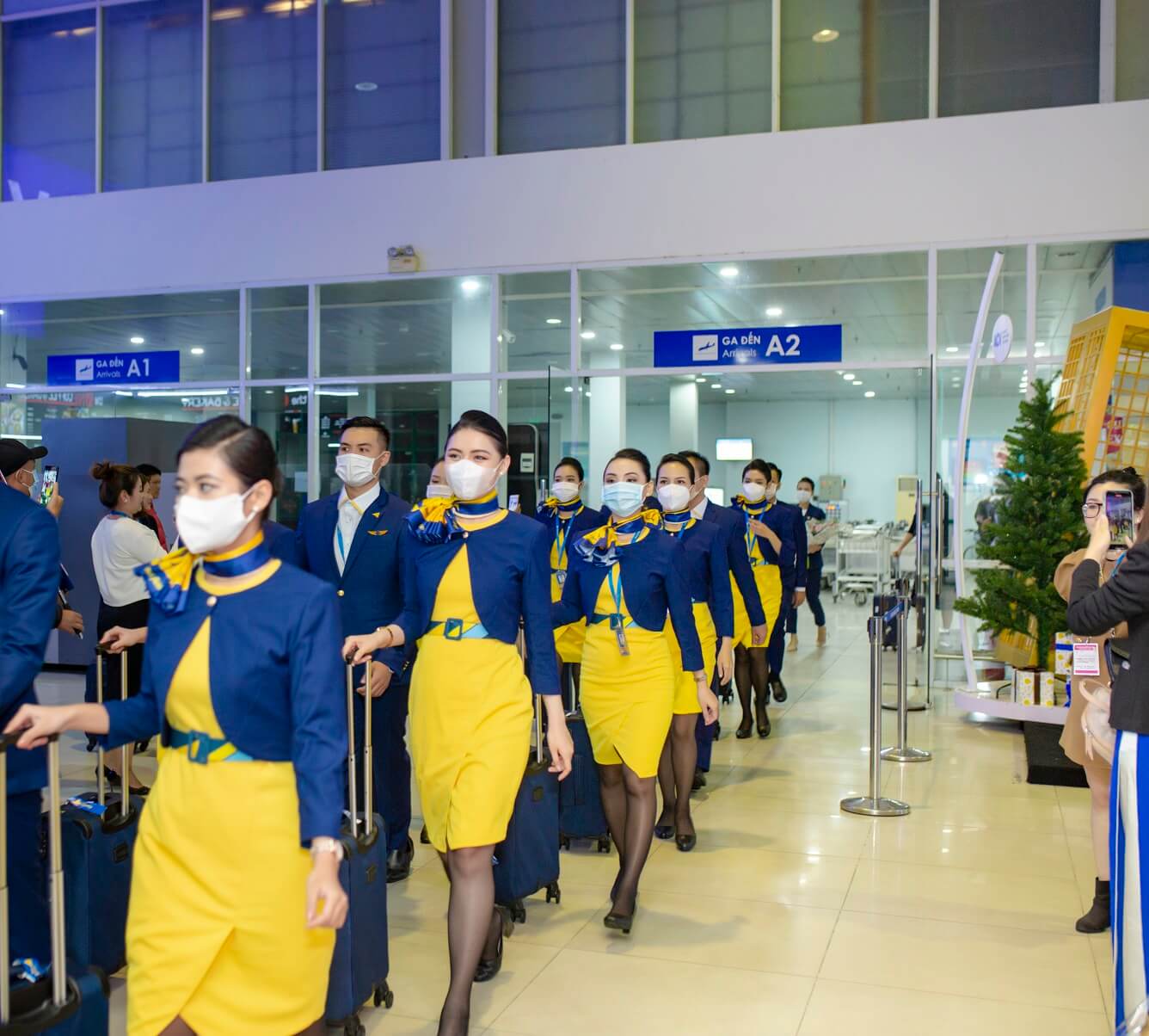 Tàu bay Vietravel Airlines lần đầu tiên hạ cánh tại Cảng Hàng không Quốc Tế Phú Bài