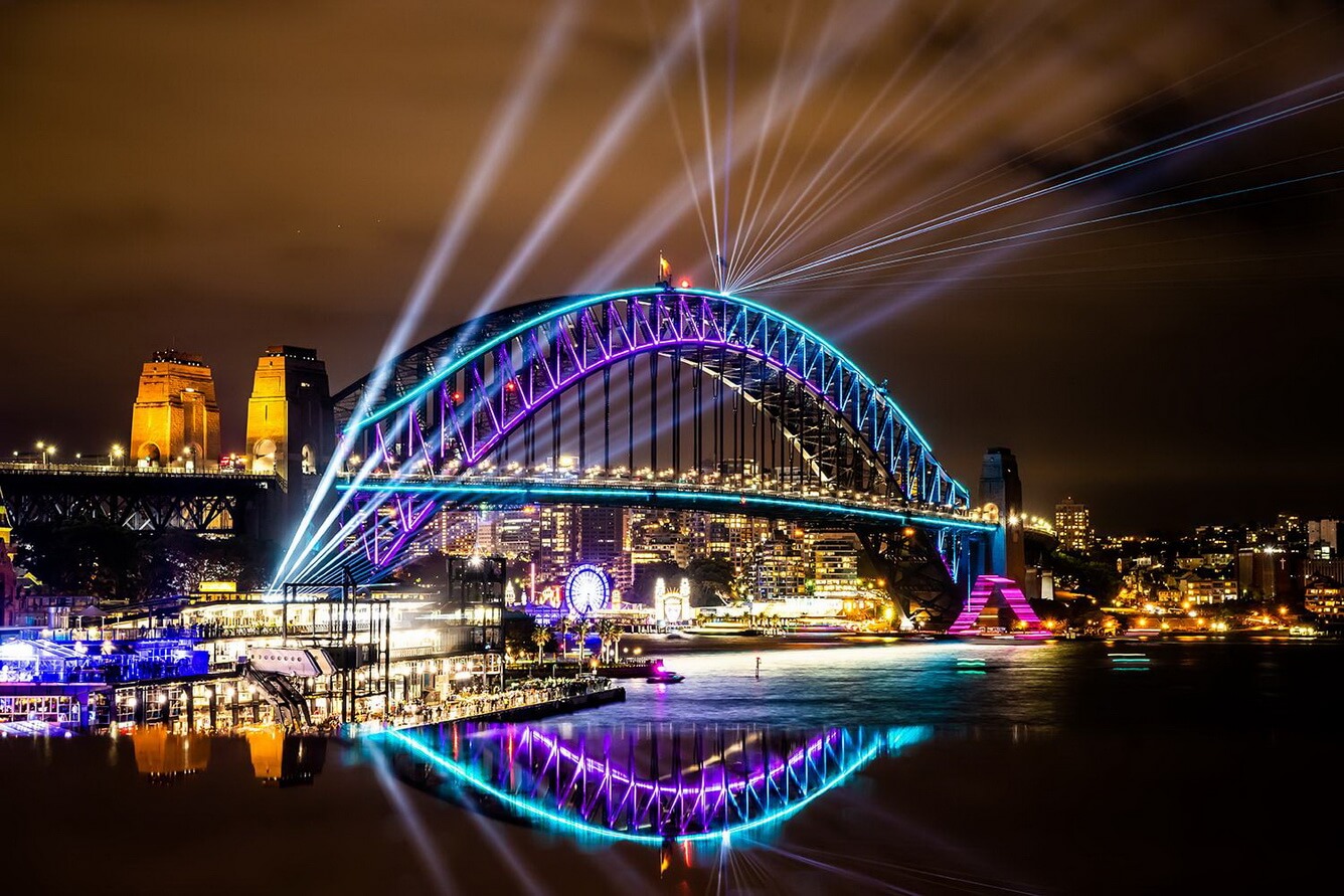2. Mê hoặc lễ hội ánh sáng Vivid Sydney 2019
