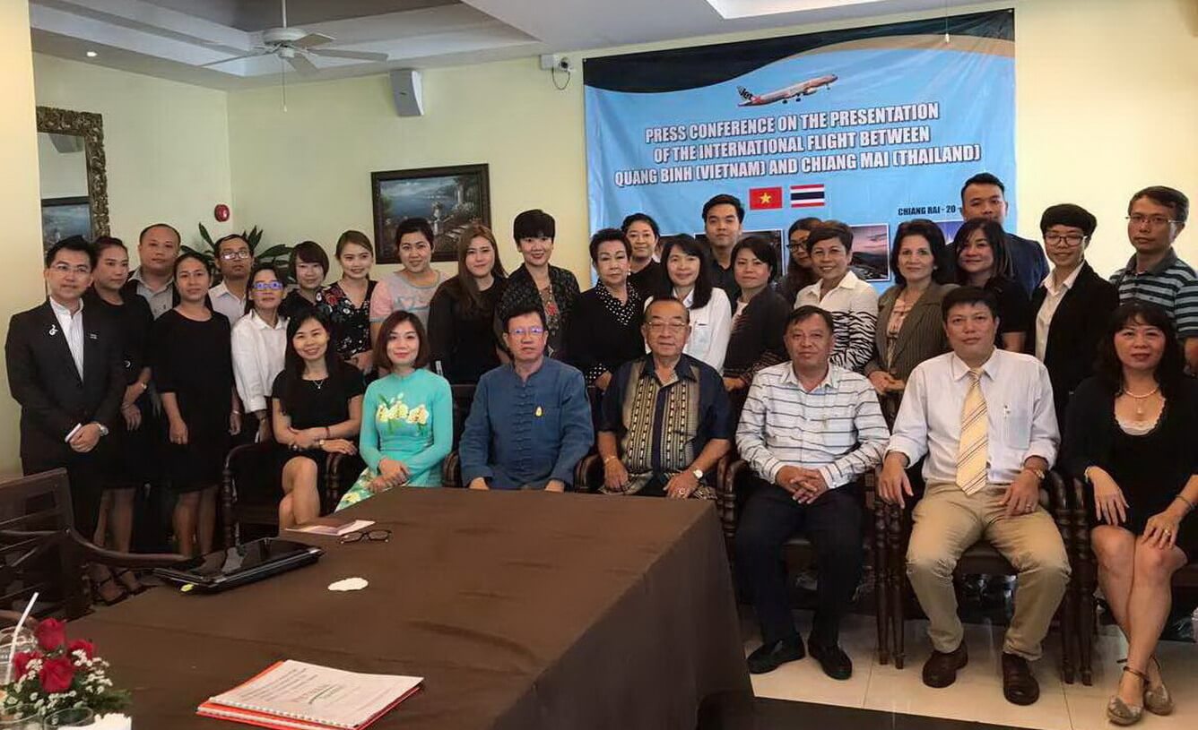 Đặt mua hơn 95% số vé chuyến bay đầu tiên từ Chiang Mai (Thái Lan) - Quảng Bình