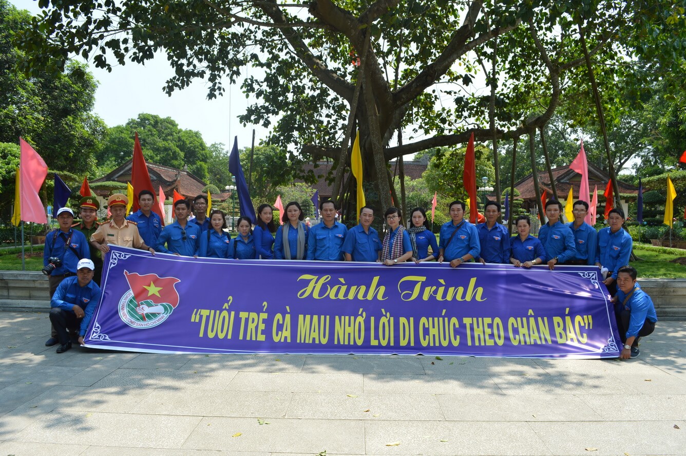 Vietravel Cà Mau tổ chức tour về nguồn 'Hành trình tuổi trẻ Cà Mau nhớ lời Di chúc theo chân Bác'