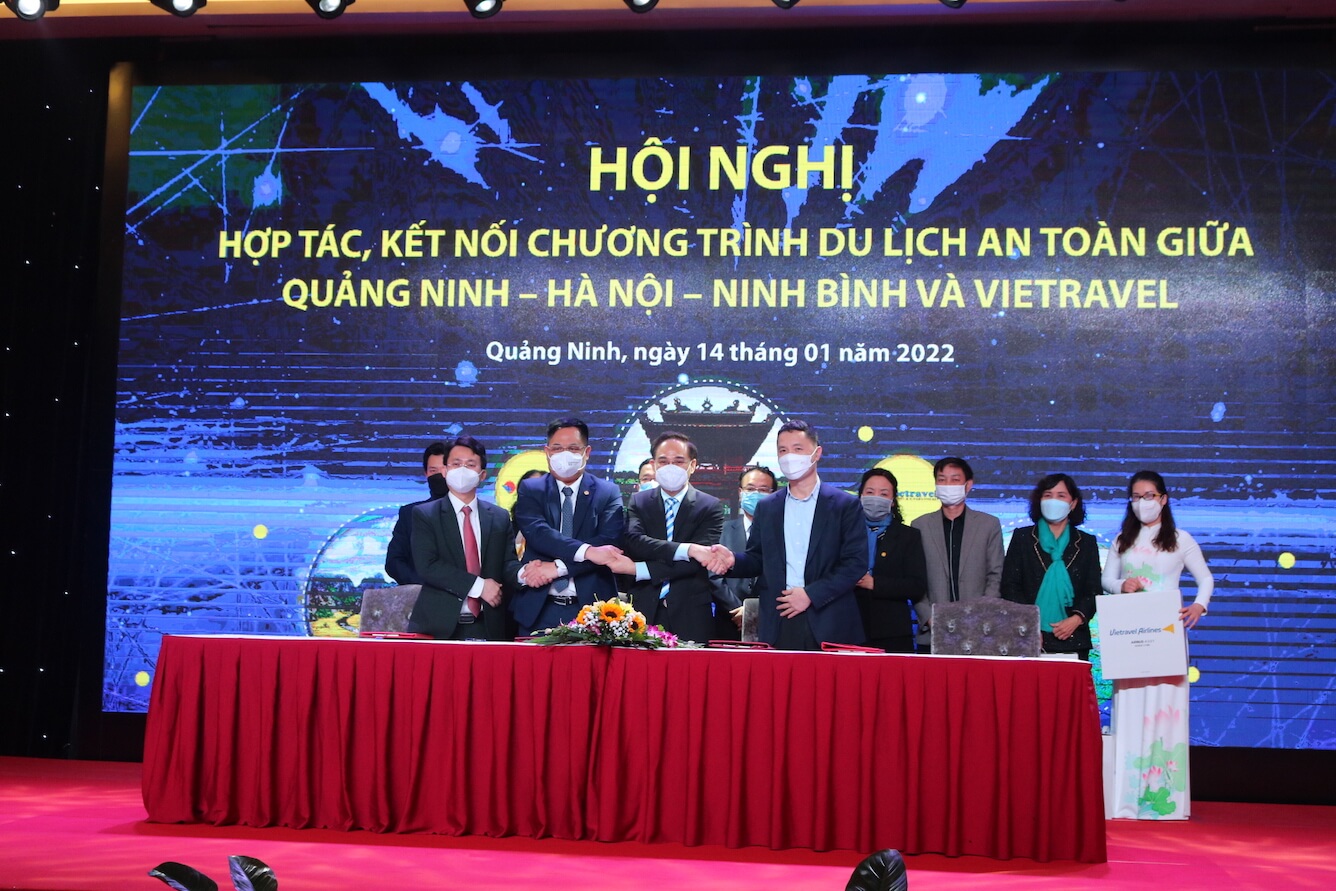Vietravel và Sở Du lịch Quảng Ninh, Hà Nội, Ninh Bình ký kết Biên bản ghi nhớ Hợp tác phát triển du lịch