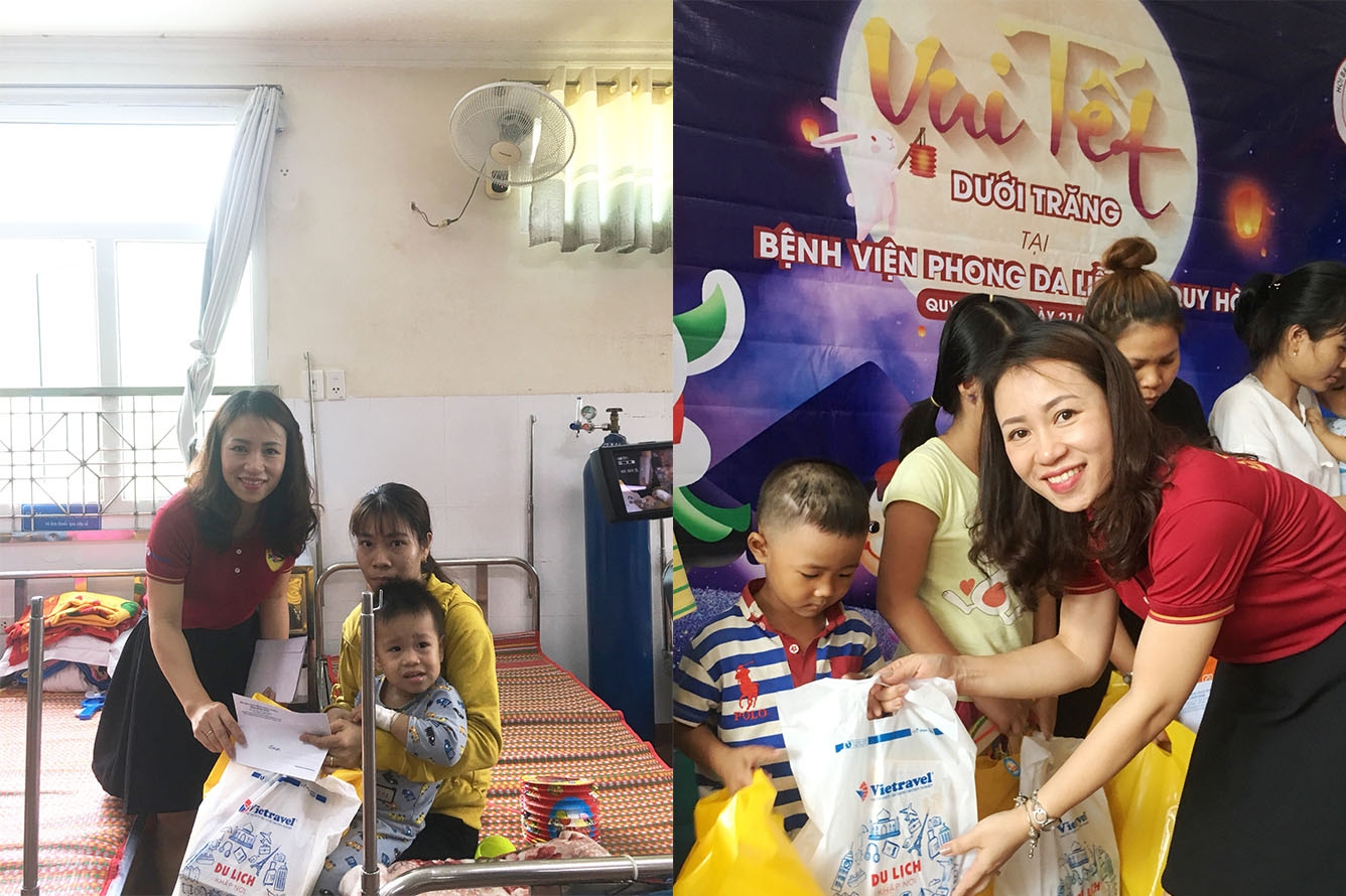 Vietravel trao quà Trung thu cho bệnh nhi tại Bình Định