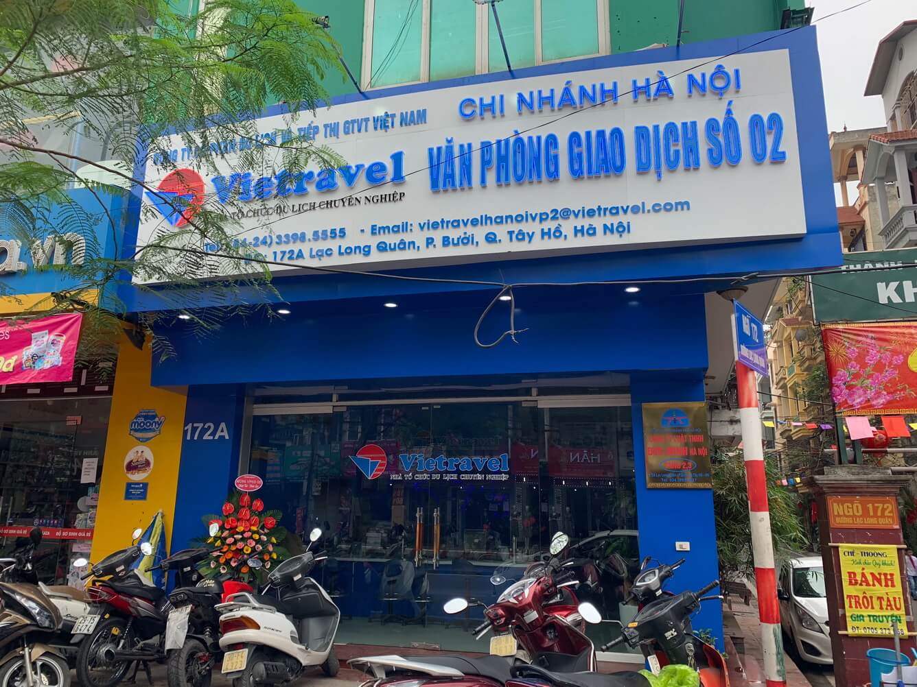 Vietravel Hà Nội thay đổi địa điểm Văn phòng số 2