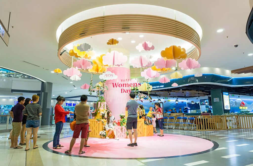  tiểu cảnh ngày phụ nữ việt nam tại aeon mall