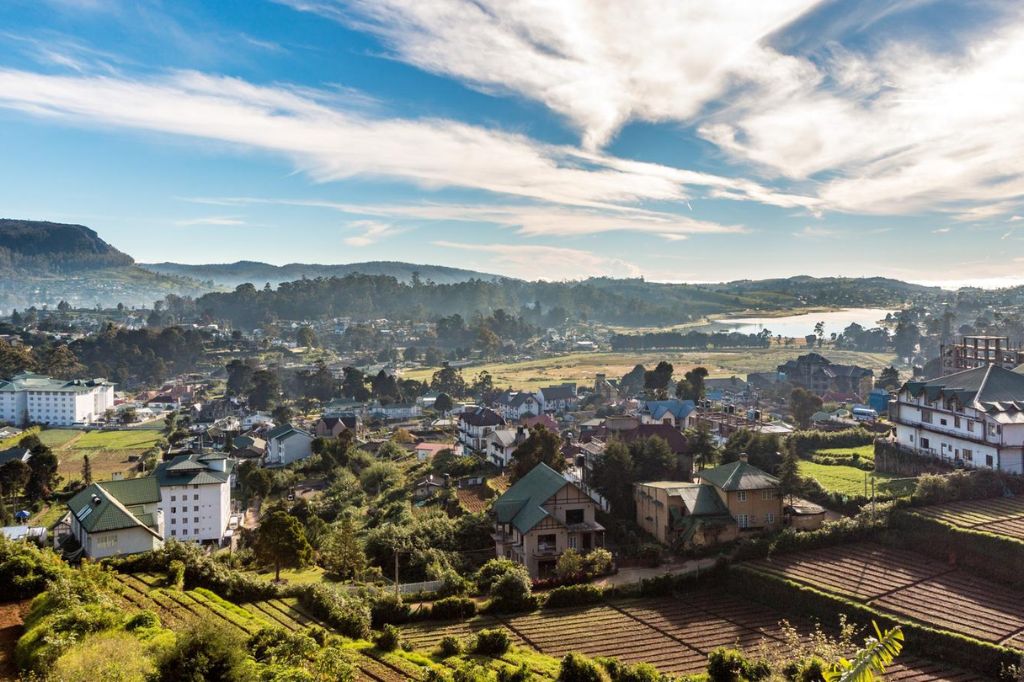 Khung cảnh Nuwara Eliya với biệt thự phong cách Anh