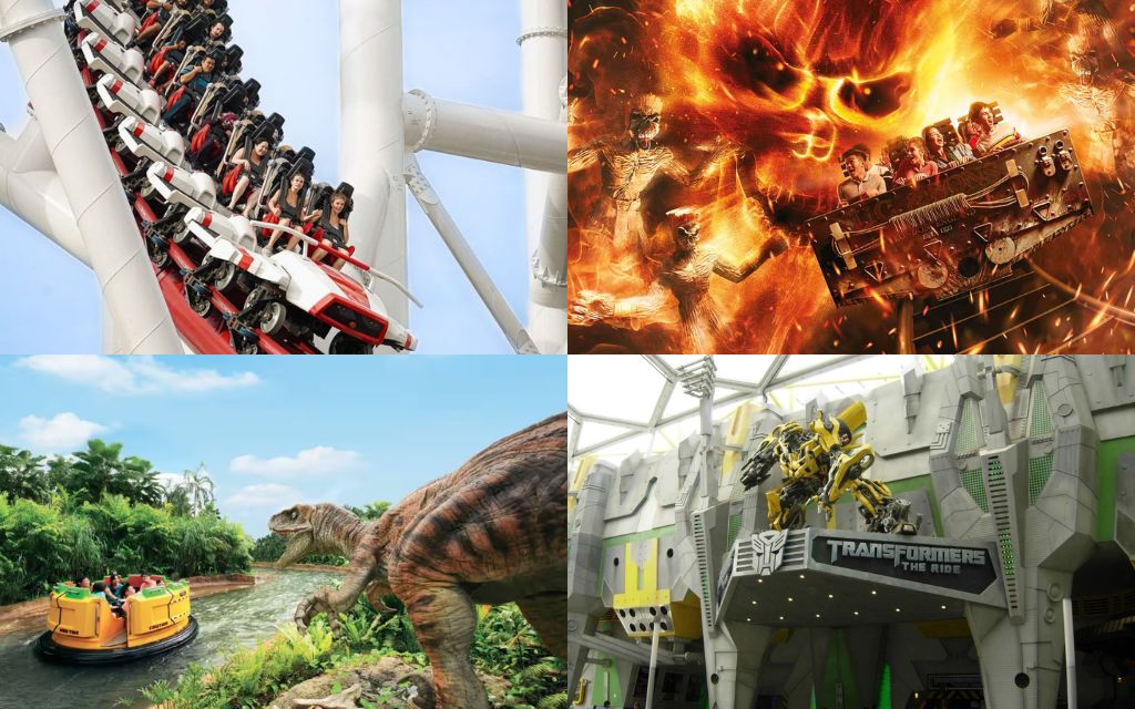 Trải nghiệm các trò chơi cảm giác mạnh tại Universal Studios Singapore