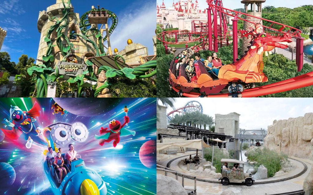Những trò chơi nhẹ nhàng tại Universal Studios Singapore phù hợp với gia đình có trẻ nhỏ