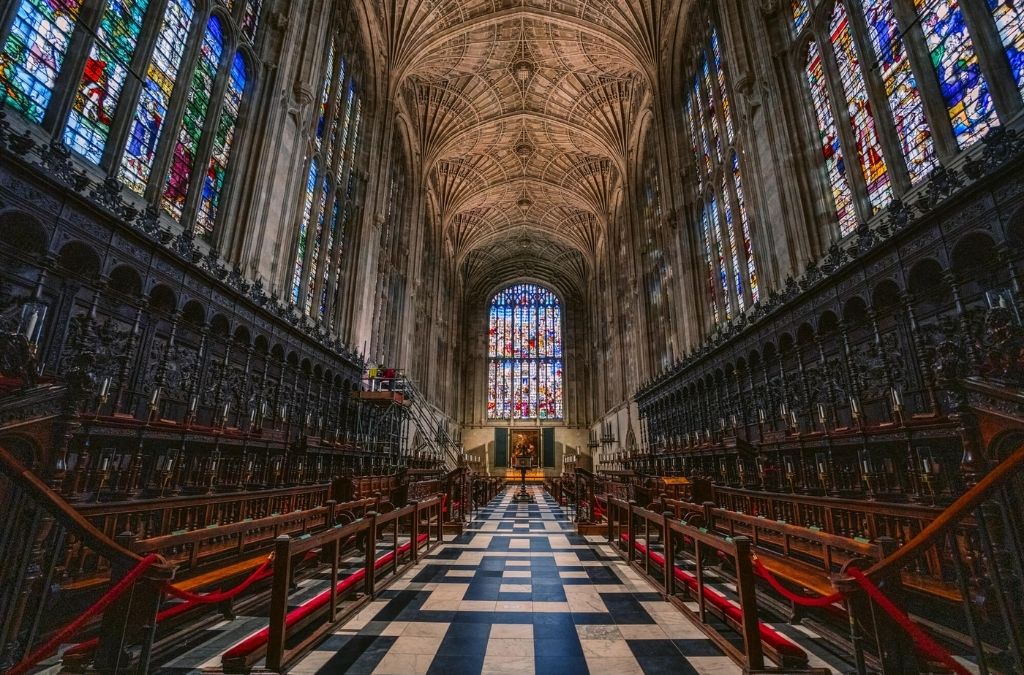Nội thất Nhà nguyện King's College tại Cambridge