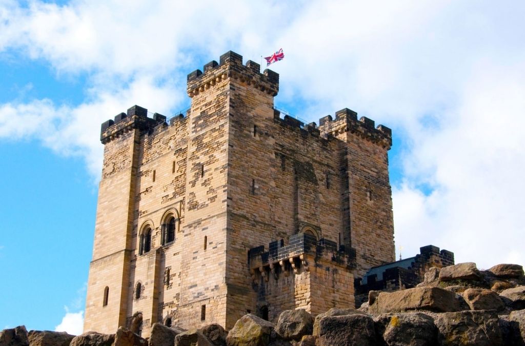 Tháp đá Castle Keep thuộc Lâu đài Newcastle