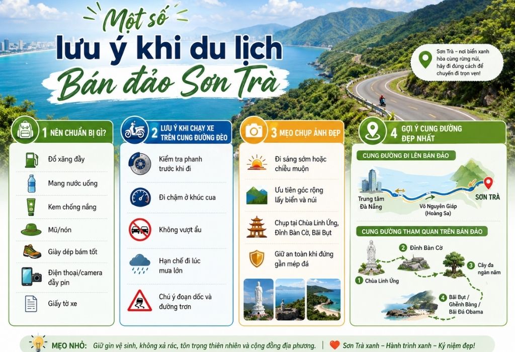 Những lưu ý khi du lịch bán đảo Sơn Trà 