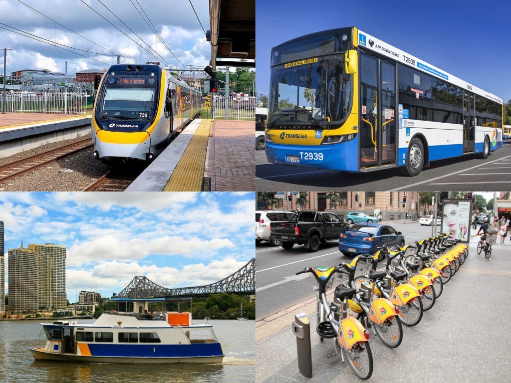 Phương tiện di chuyển phổ biến tại Brisbane