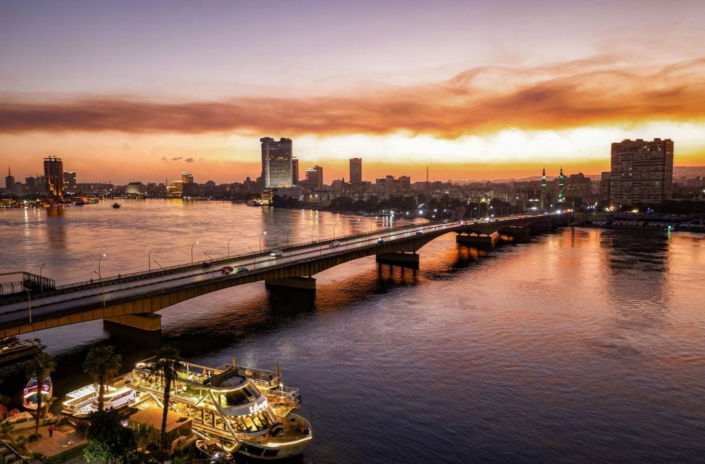 Toàn cảnh sông Nile về đêm