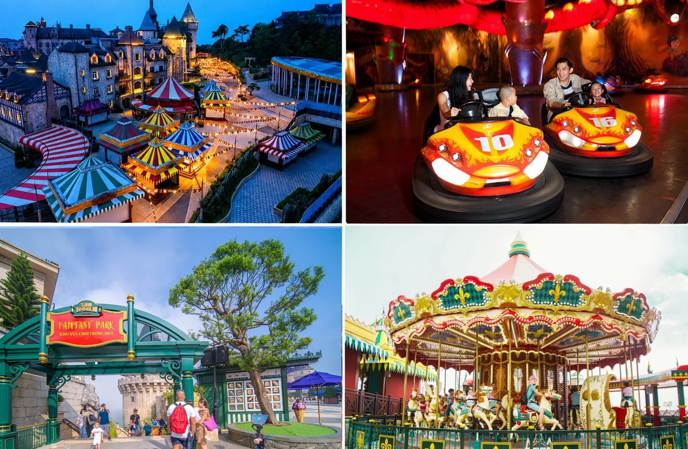 Khu vui chơi Fantasy Park tại Bà Nà Hills 