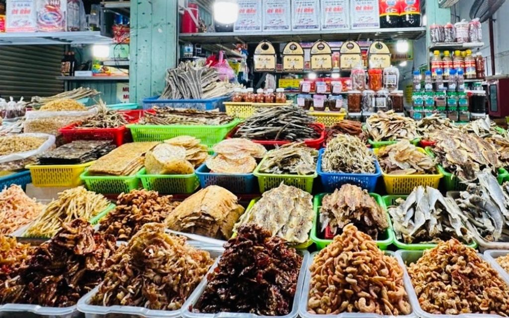 Hải sản khô Chợ Đầm