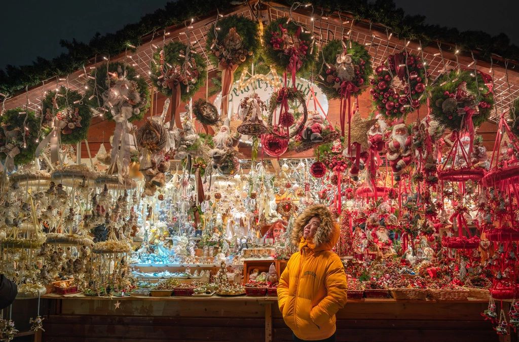 gian hàng noel tại vienna