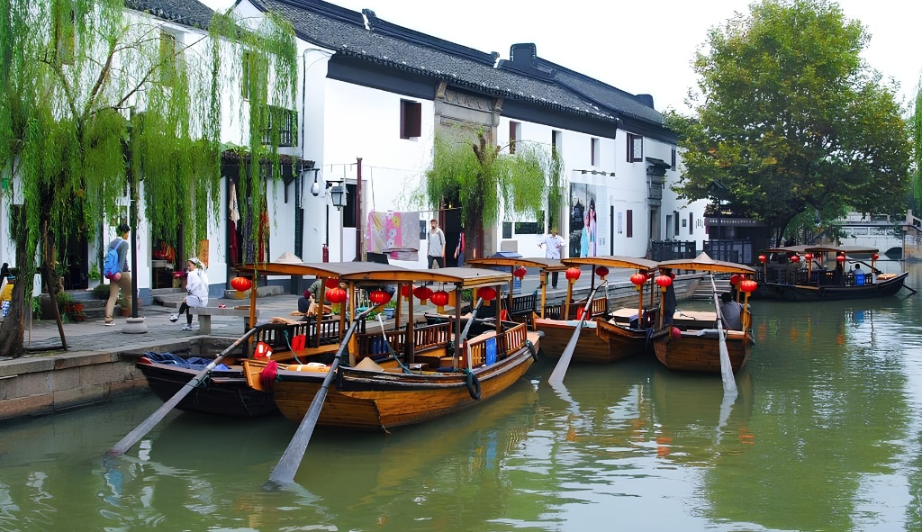 Cổ trấn Chu Gia Giác đặc trưng của kiến trúc Giang Nam
