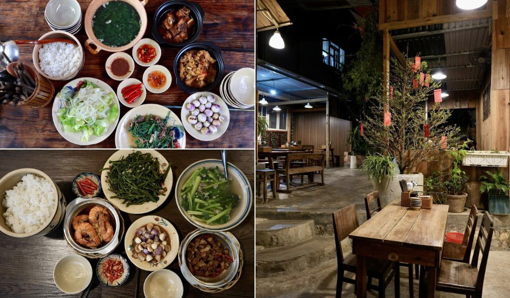 Bữa cơm nhà trong không gian xưa tại Quán Hồi Xưa