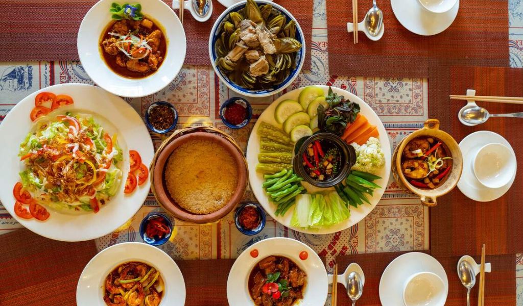 Cơm niêu tại Nhà hàng Cơm Niêu Kim Gia Đà Lạt