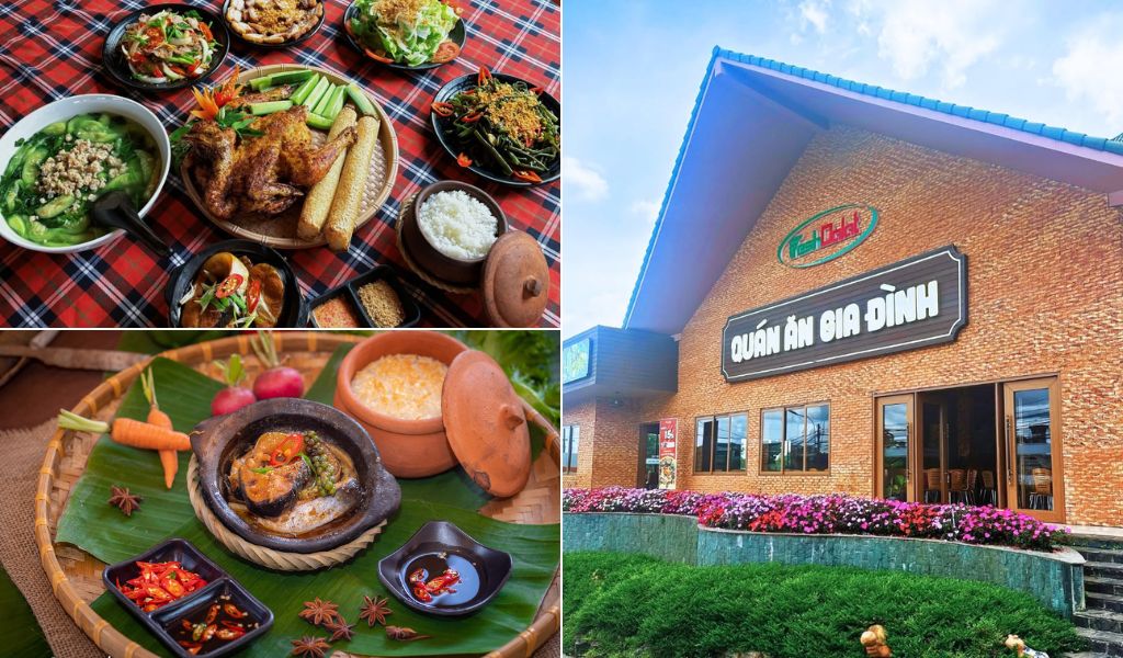 Cơm niêu và canh atisô tại Quán ăn Fresh Đà Lạt