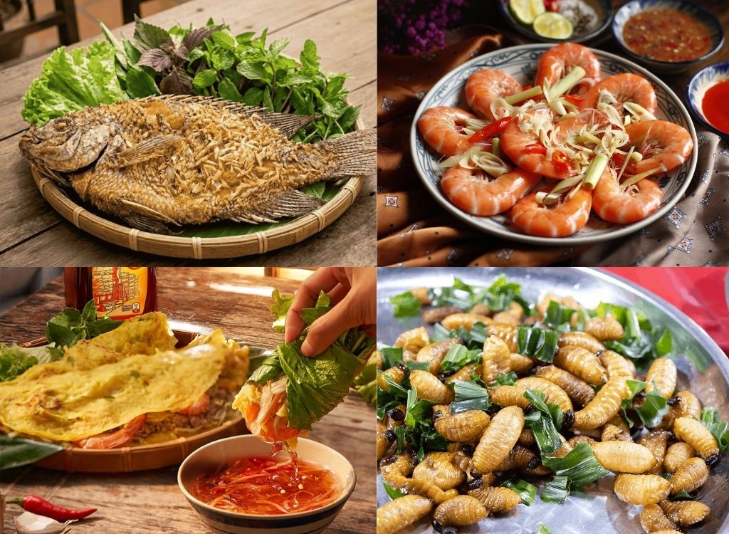 Đặc sản Cồn Phụng hấp dẫn