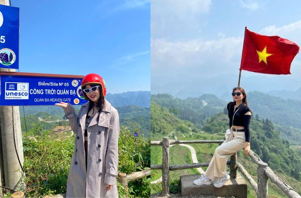check-in bên biển chỉ dẫn Cổng trời Quản Bạ