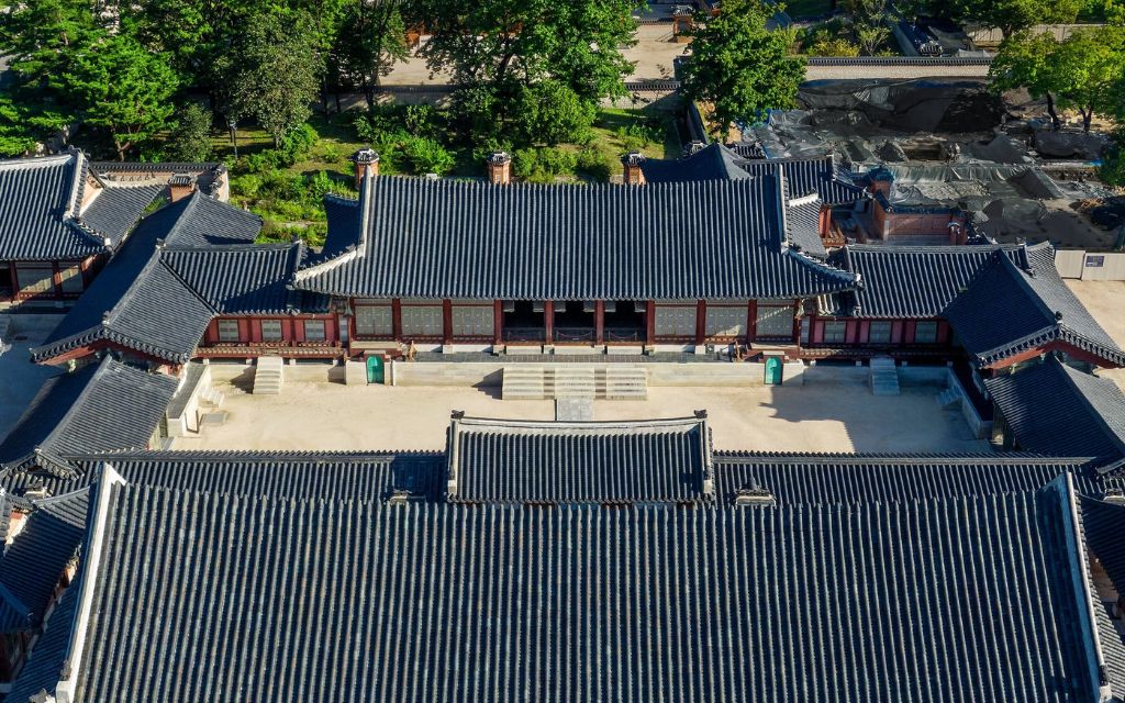 Các khu vực chính trong cung điện Gyeongbokgung 