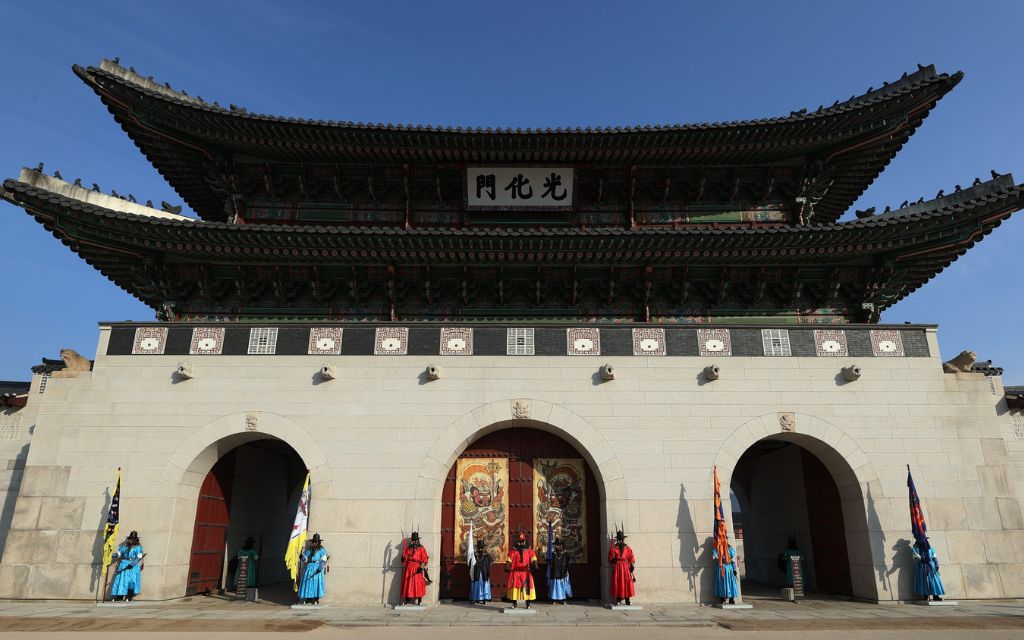 Cổng Gwanghwamun Gyeongbokgung 