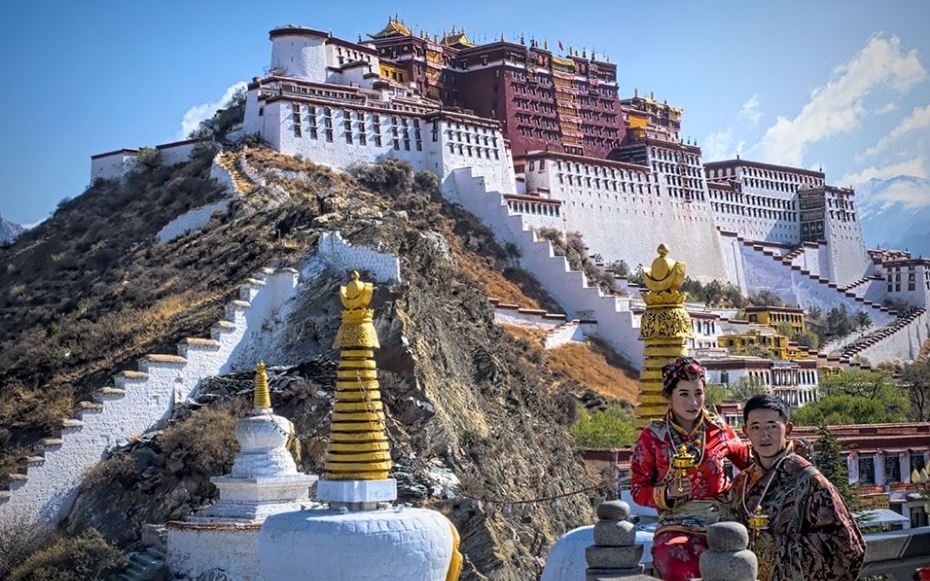 Kiến trúc Cung điện Potala gắn với lịch sử Phật giáo Tây Tạng