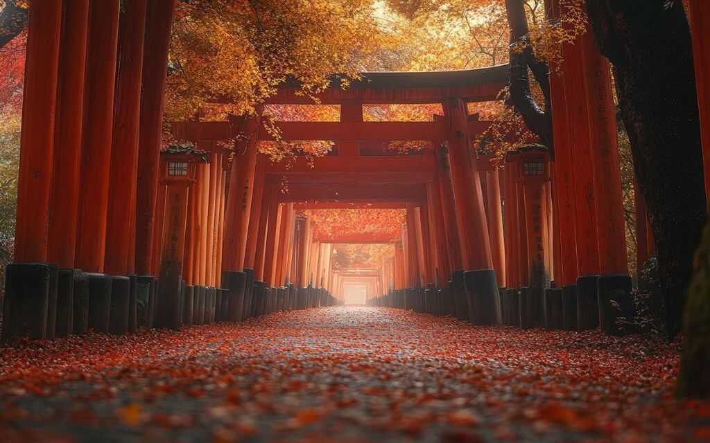 Hàng nghìn cổng Torii tại Fushimi Inari
