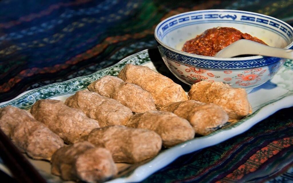 Bánh Tsampa truyền thống
