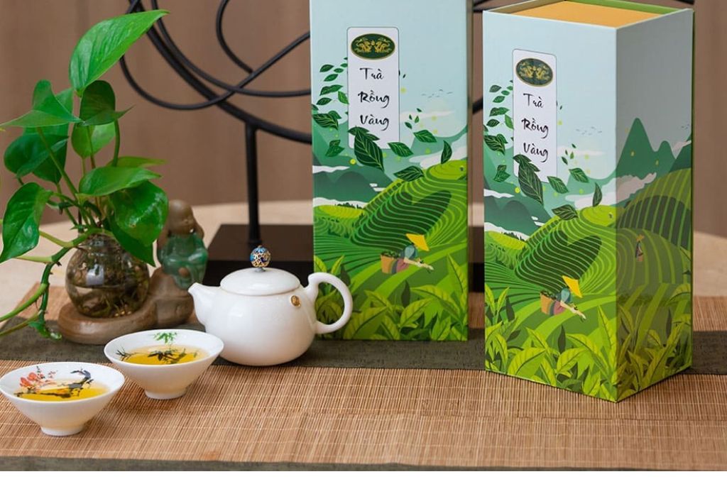 Trà B'Lao Bảo Lộc đóng hộp làm quà 