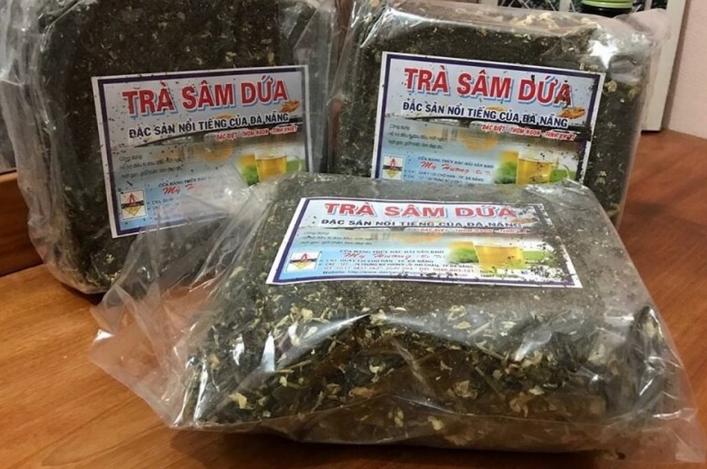 Trà sâm dứa là thức uống đặc trưng xuất hiện ở hầu hết mọi quán ăn, nhà hàng tại Đà Nẵng
