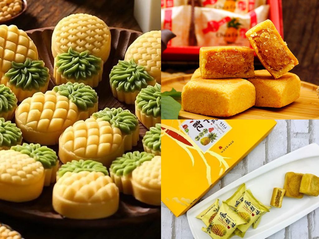 Bánh dứa Đài Loan đặc sản nổi tiếng làm quà.