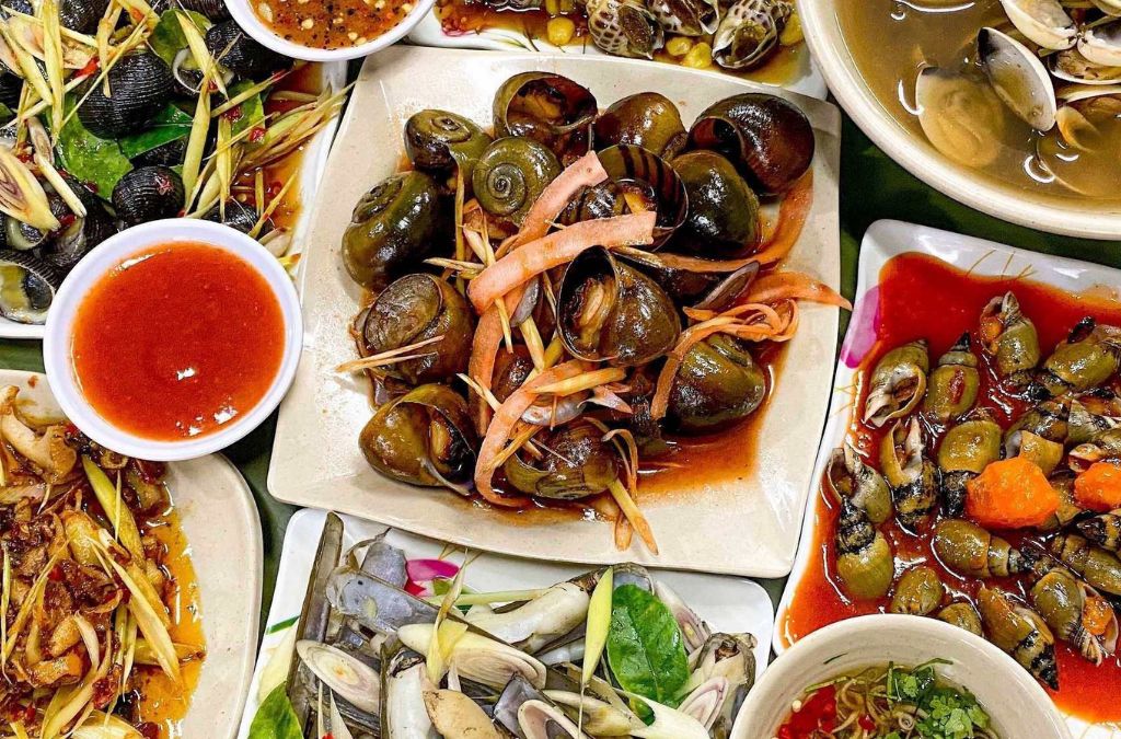 Các món ốc Nha Trang