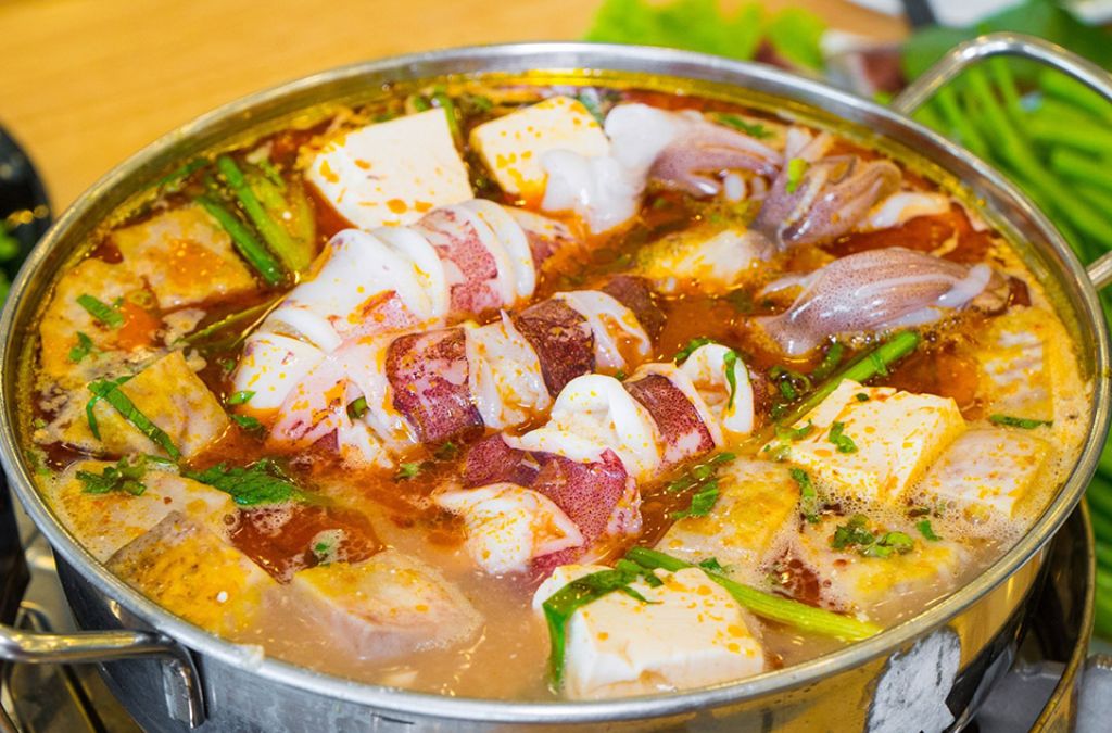 Lẩu mực Nha Trang
