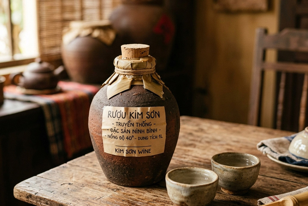 Rượu nếp Kim Sơn đặc sản Ninh Bình