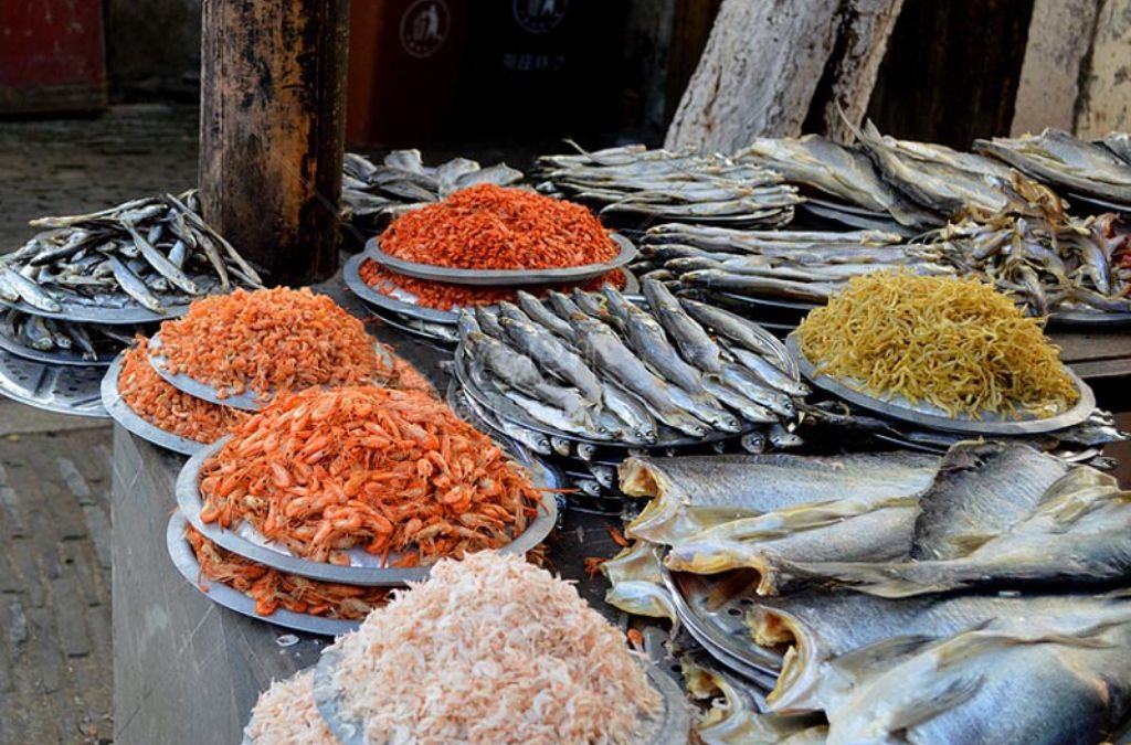 Các loại hải sản khô tại Phan Thiết