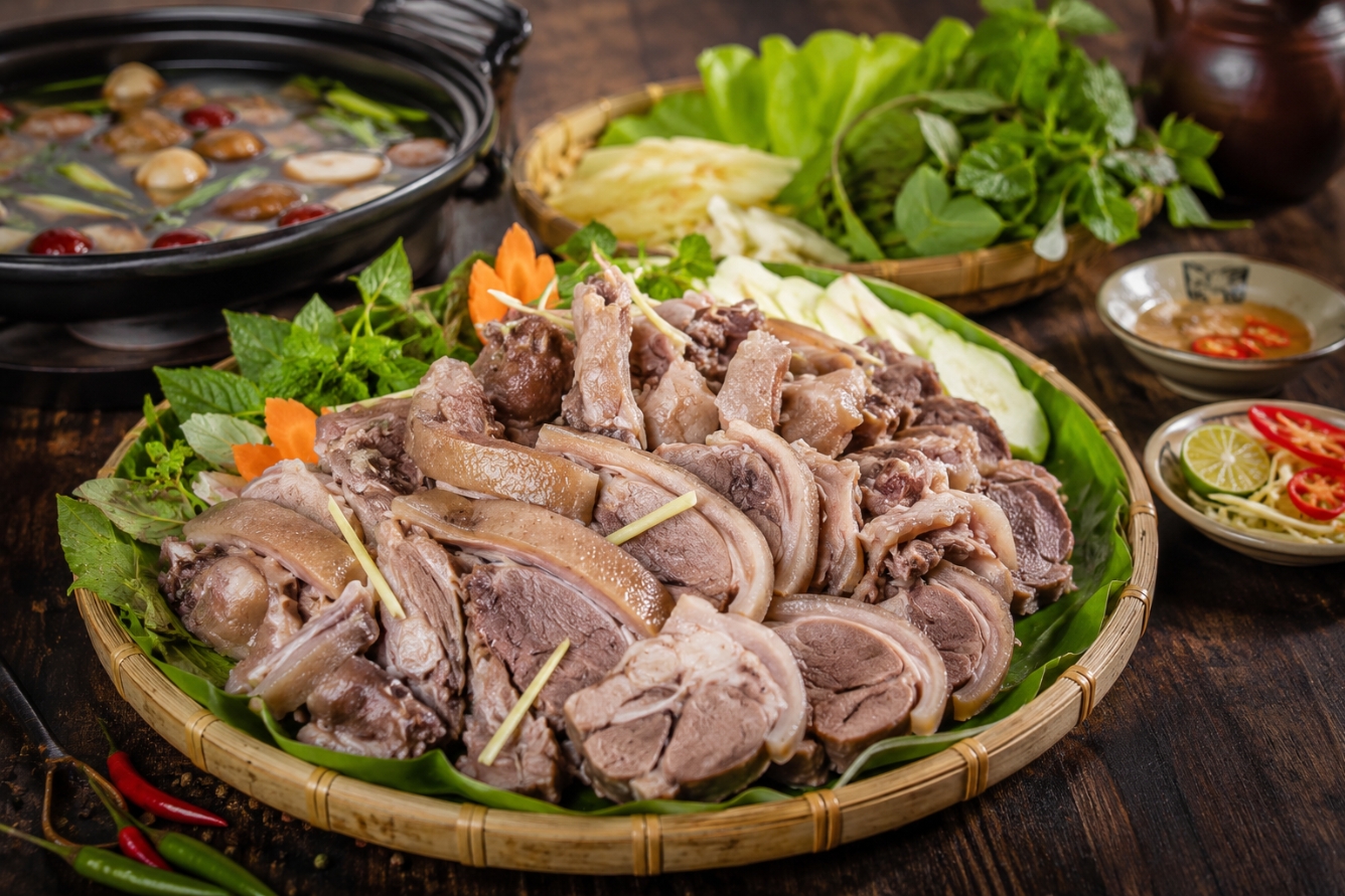 Hương vị dê núi Chóp Chài dân dã, đặc trưng của vùng đất Phú Yên.