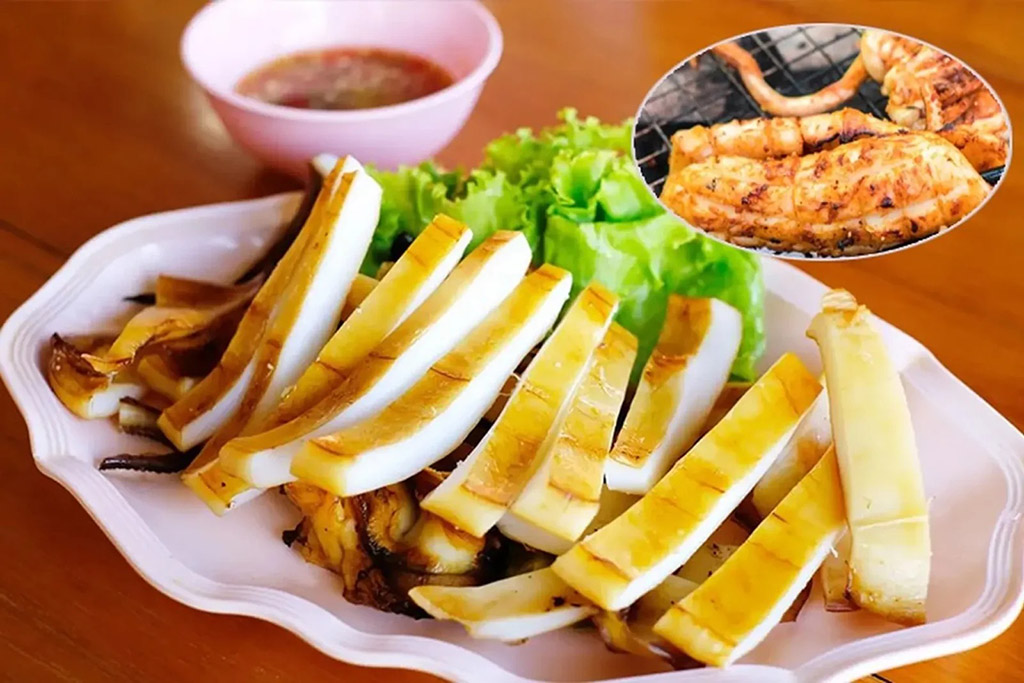 Đặc sản mực một nắng từ Vĩnh Hy