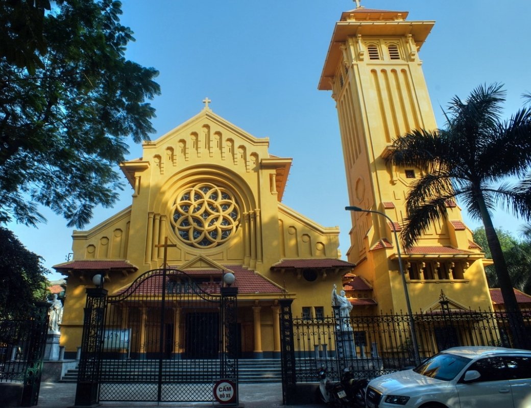 Nhà thờ Cửa Bắc với kiến trúc Art Deco tại Hà Nội.