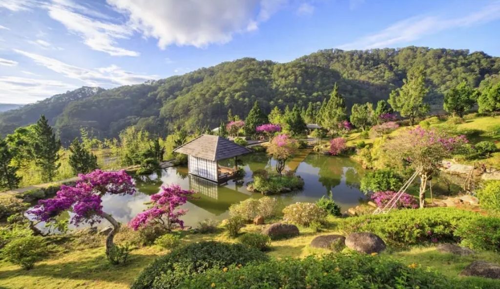 Quê Garden Đà Lạt được ví vọn như "Tiểu Nhật Bản thu nhỏ"
