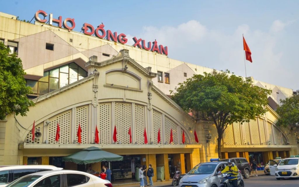 Địa điểm du lịch Hà Nội - Chợ Đồng Xuân