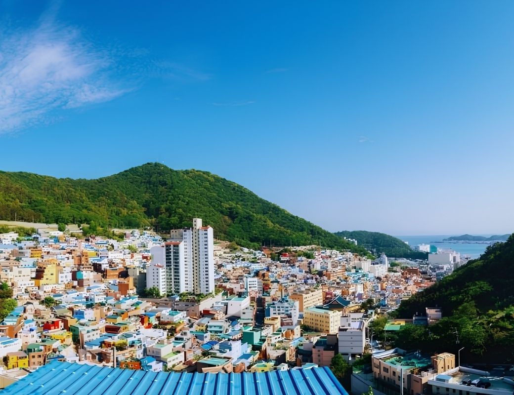 Những ngôi nhà nhiều màu sắc ở Gamcheon