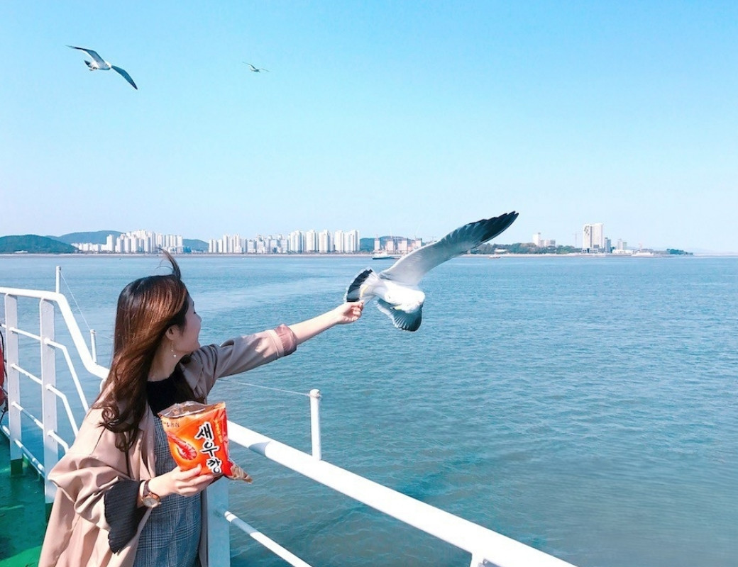Đảo Wolmido nhìn từ khu vực ven biển