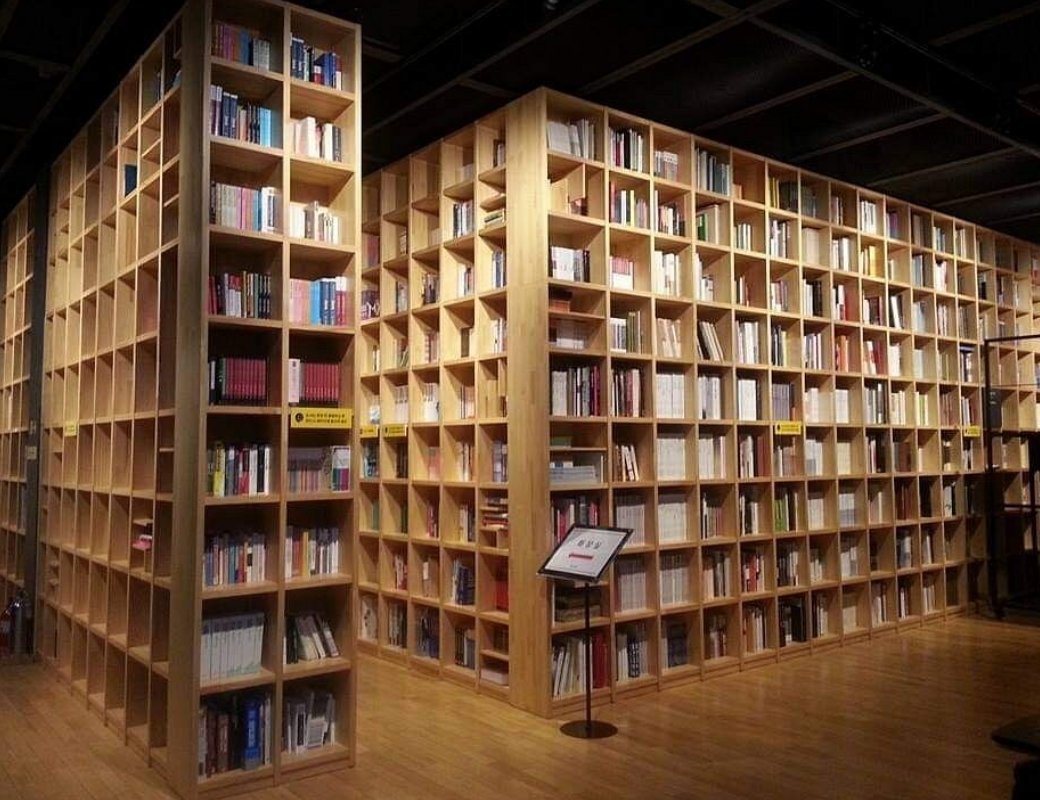 Không gian đọc sách tại Làng sách Paju Book City