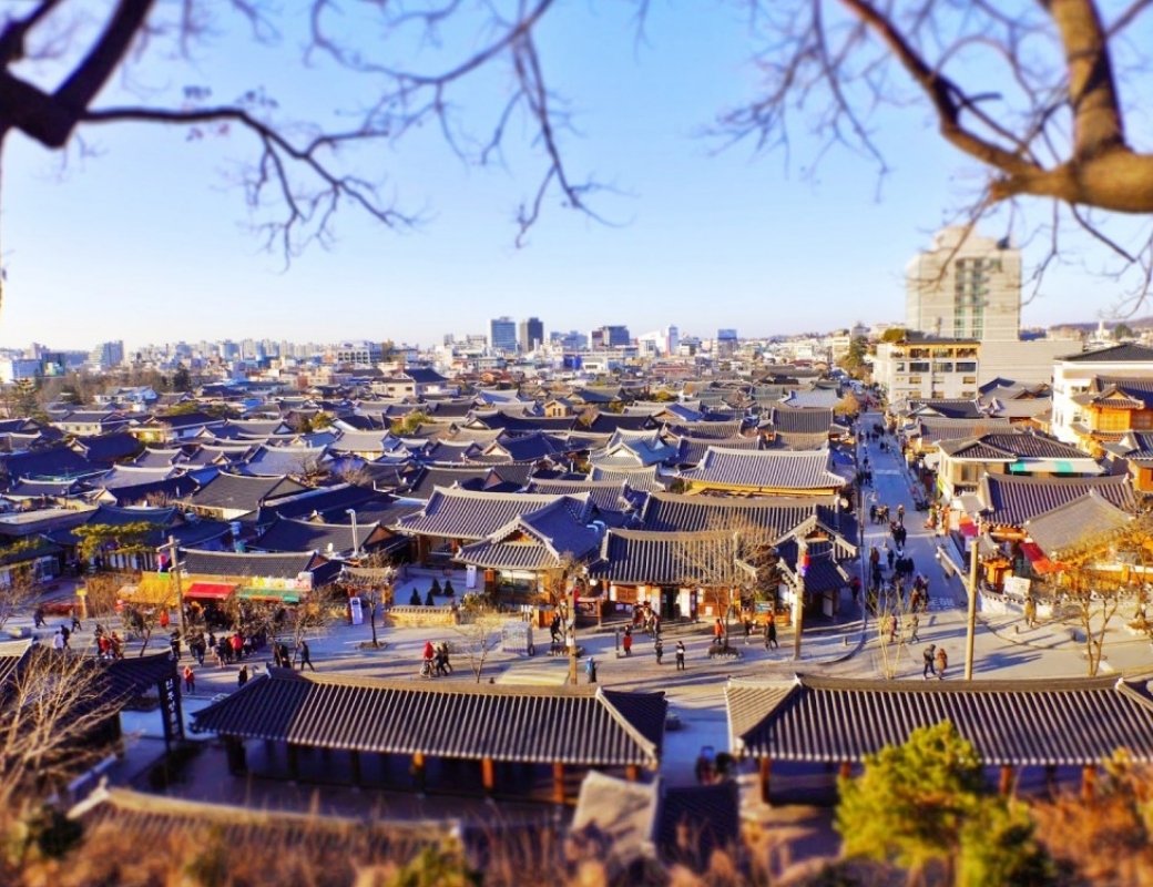 Những mái nhà hanok tại làng cổ Jeonju