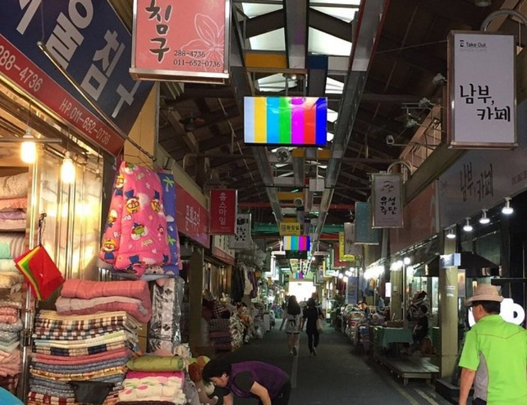 Không gian chợ Nambu ở Jeonju