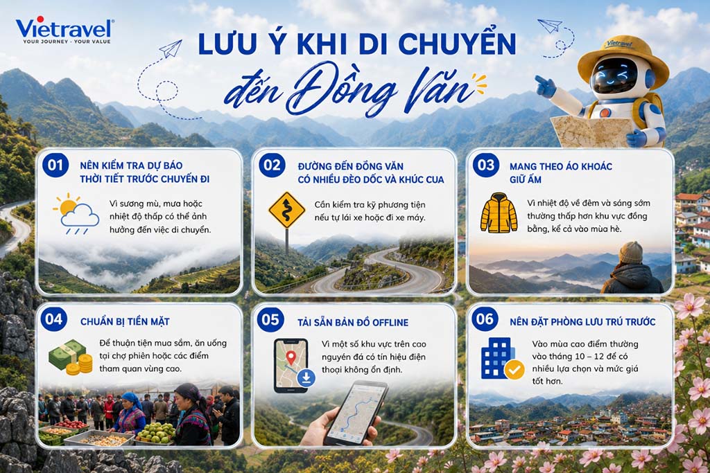 Lưu ý cho khách du lịch đến Đồng Văn Hà Giang