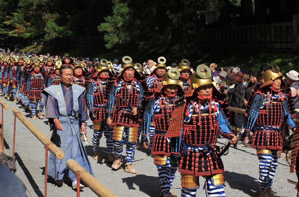 Đoàn samurai diễu hành tại Lễ hội Nikko Toshogu
