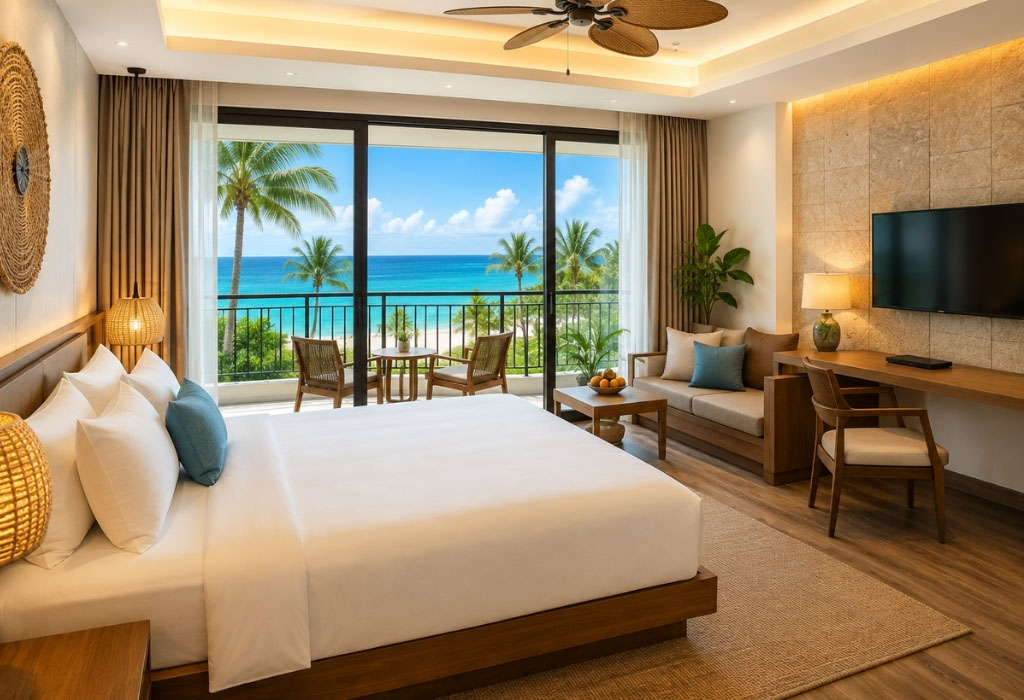 Không gian lưu trú nghỉ dưỡng tại Phú Quốc.